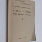 R. A. Wrede : Valda juridiska uppsatser 2 - pikkukuva 1