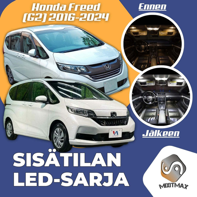 Honda Freed (G2) Sisätilan LED-sarja 8-osainen