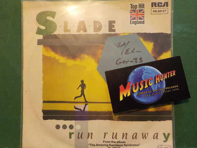 SLADE - RUN RUNAWAY - GERMANY 1983 VG+/EX- 7"