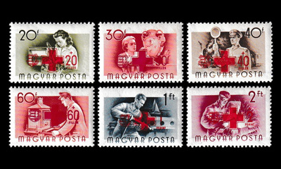 Unkari 1482-7 * Punainen Risti (1957)