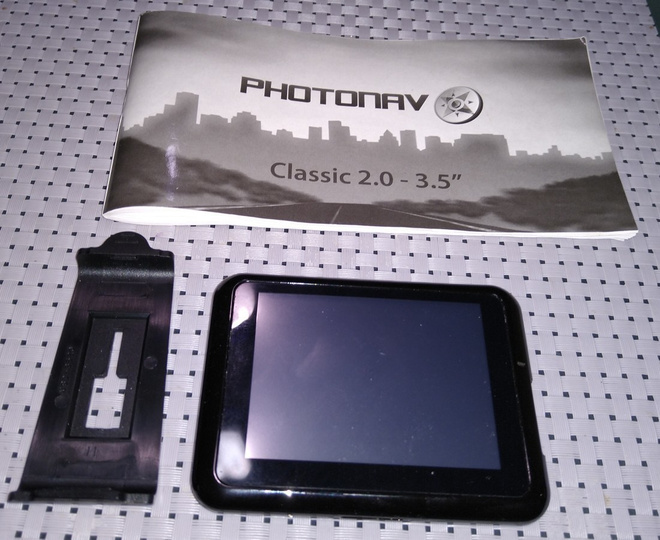 GPS PHOTONAV V2.0 NAVIGAATTORI 3,5" TFT
