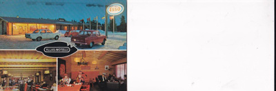 Kolari, Ylläs Motelli, ESSO, monikuvakortti b593