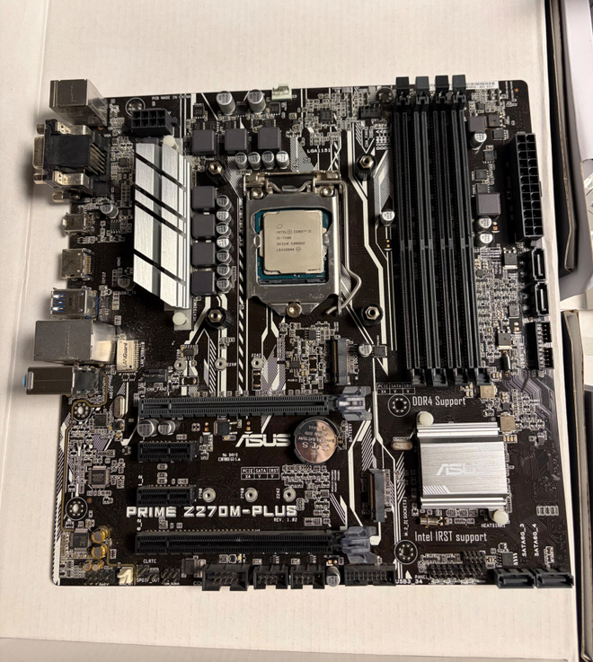 Asus Prime Z270 m-ATX emolevy+ i5 prosessori