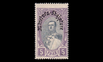 Albania 198 * Käyttösarja 5 Fr pp Mbretnia-Shqiptare (1928