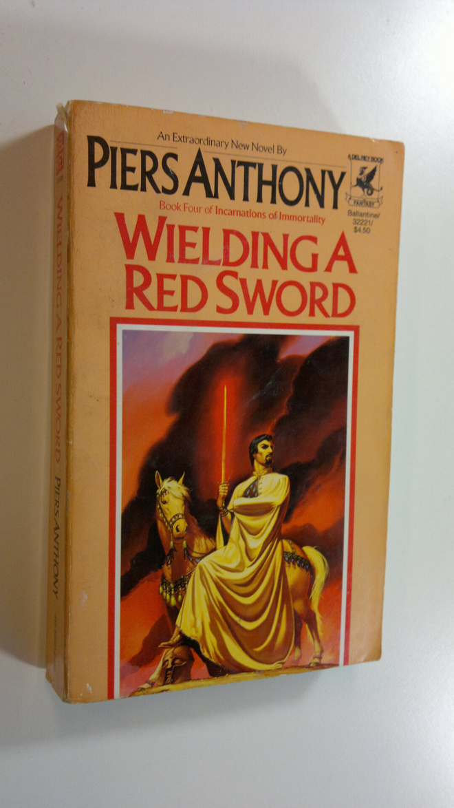 Piers Anthony : Wielding a red sword - Incarnations of Im...