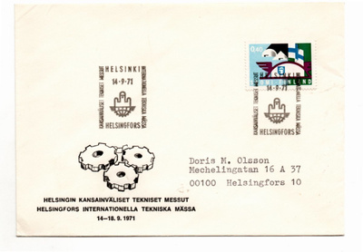 Helsinki: tekniset messut (erikoisleima14.9.1971)