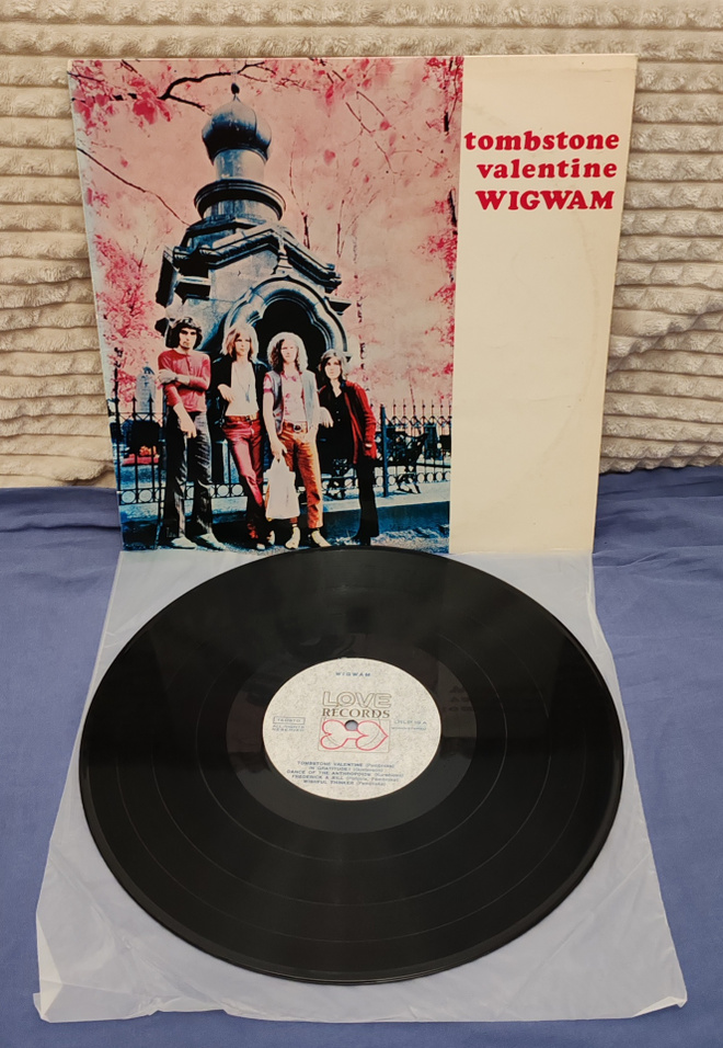 Wigwam Tombstone Valentine 1st Press, Blue Text lp