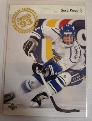 1992-93 Upper Deck Hockey Saku Koivu RC #617