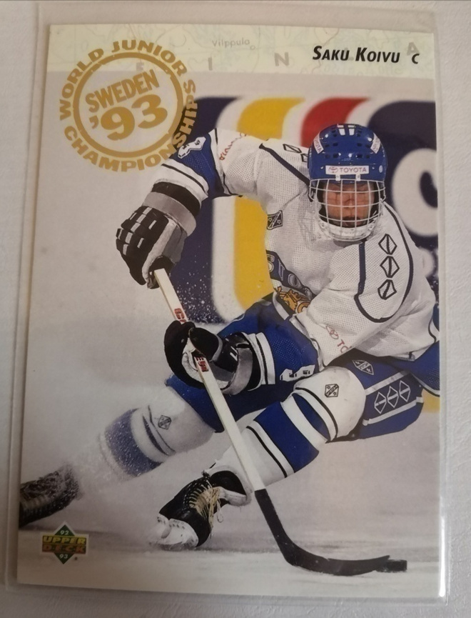 1992-93 Upper Deck Hockey Saku Koivu RC #617
