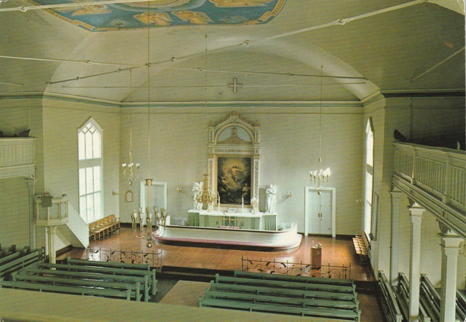 KIRKKOKORTTI - URJALAN KIRKKO - SISÄKUVA - 1