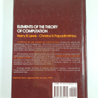 Harry R. Lewis : Elements of the theory of computation - pikkukuva 2