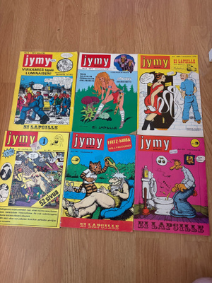Jymy-sarjat 1-3/1973 3,5/1974 1/1975