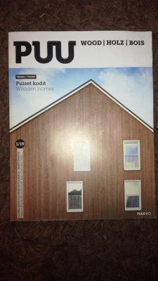 Puuinfo : Puu-lehti no 1/2019 ... puurakentamisen liimat ym