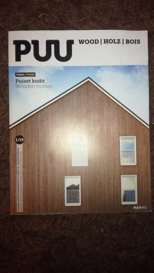 Puuinfo : Puu-lehti no 1/2019 ... puurakentamisen liimat ym