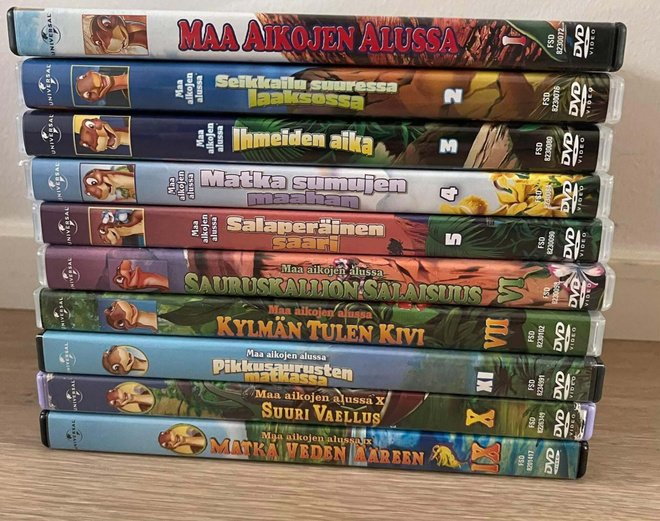 maa aikojen alussa dvdt (10kpl)