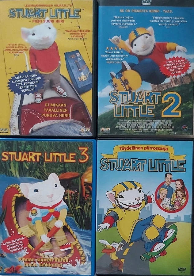 STUART LITTLE , PIENI SUURI HIIRI 1-3 + TÄYDELLINEN KOKOELMA