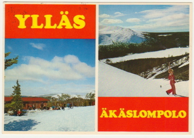 Lappi Ylläs Äkäslompolo 1980