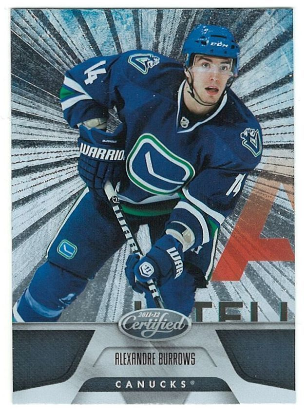 11-12 Panini Certified Totally Silver #64 Alexandre Burrows