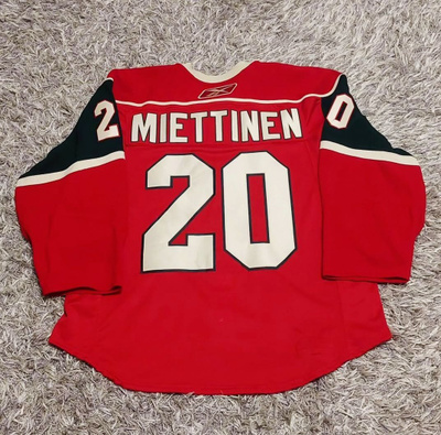 Antti Miettinen Minnesota Wild game worn