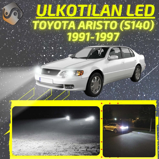 ARISTO (S140) 1991-1997 Ulkoiset LED -valot
