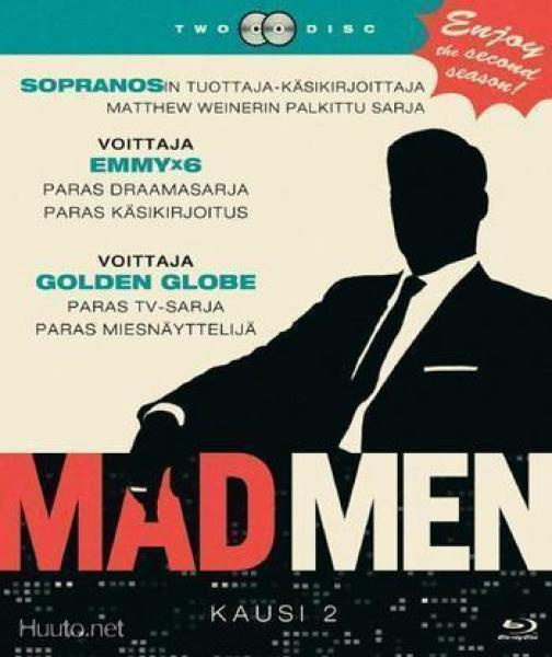 Mad Men Kausi 2	(32 686)	k	-FI-		BLU-RAY	(2)		2008	2 disc =