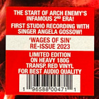 ARCH ENEMY : Wages of Sin - LP,LTD, Transp. Red, uusi - pikkukuva 5