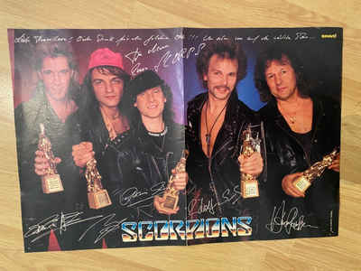 Scorpions juliste ja tarra
