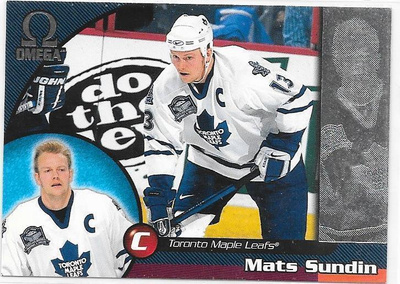 1998-99 Pacific Omega #231 Mats Sundin Toronto Maple Leafs