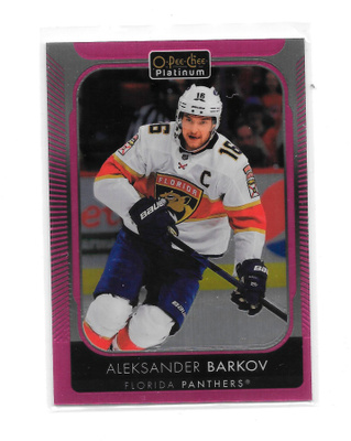 2021-22 O-Pee-Chee Platinum Matte Pink Aleksander Barkov