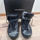 Emporio Armani mustat nahkaiset sneakers, koko 41 - pikkukuva 3