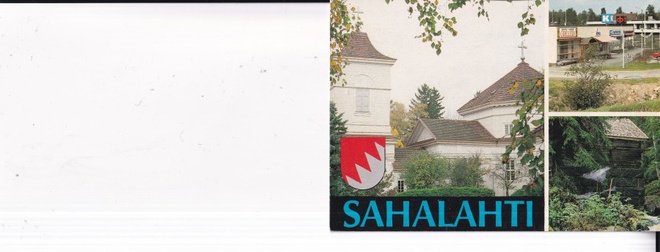 Sahalahti, vaakuna  , sommitelmakortti    b700