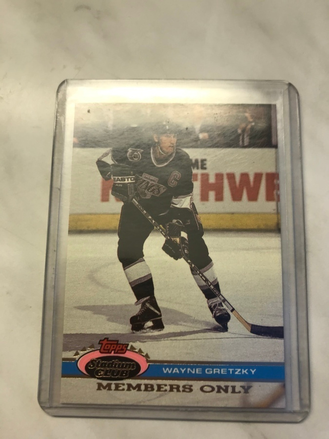 1991-92 Topps Stadium Members Only Wayne Gretzky