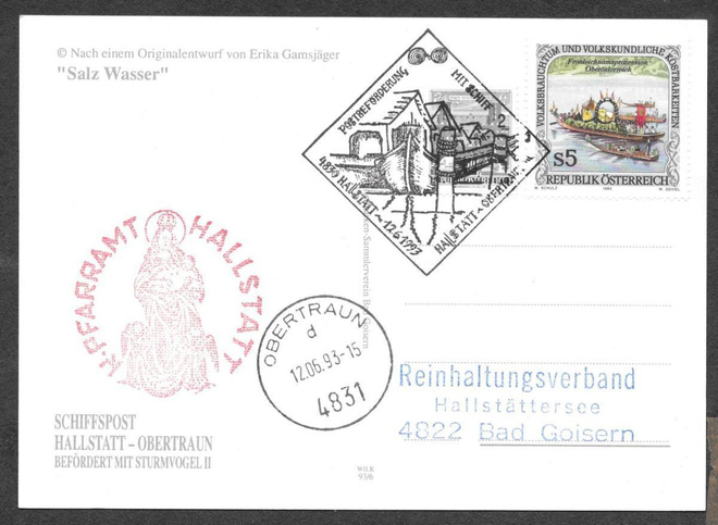 Itävalta - laivaposti - Hallstadt - Obertraun 12.6.1993