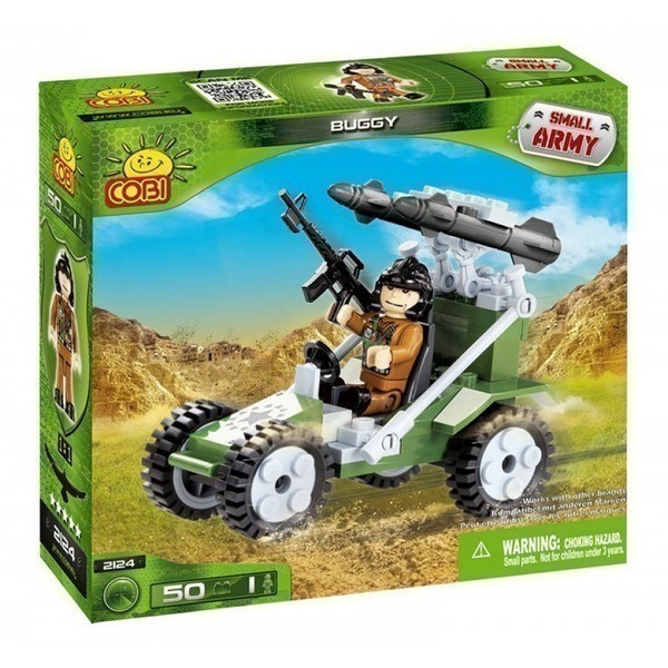 Cobi Small Army Buggy, 50 palikkaa, 1 hahmo *UUSI*