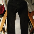 Relaxed tapered leg mustat denim farkut 170cm - pikkukuva 3