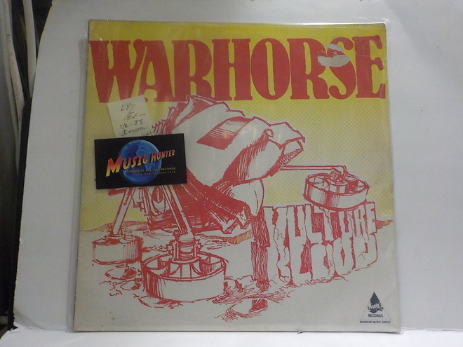WARHORSE - VULTURE BLOOD UK - 83 REISSUE EX-/EX- LP