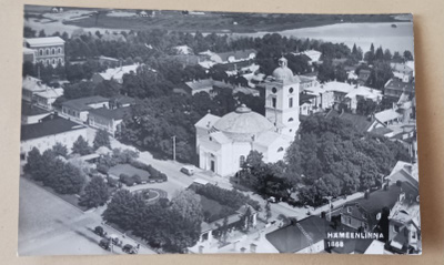 Hämeenlinna 1868, kirkko ja lähistöä, Velj. Karhumäki 1954