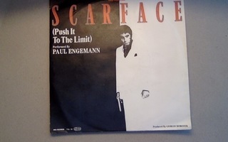 P. ENGEMANN--SCARFACE-PUSH IT TO THE LIMIT :  VINYYLI 7"1983