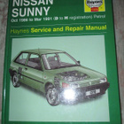Nissan Sunny II N13 10/1986-03/1991 Haynes korjausopas H1378 - pikkukuva 1