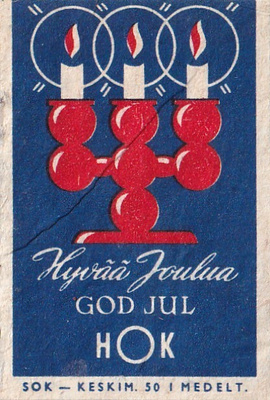 Hyvää Joulua God Jul . HOK ,        s89