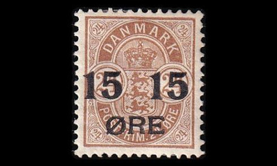 Tanska 41 * Ovaalivaakuna 15/24 öre (1904)