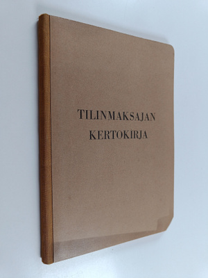 Tilinmaksajan kertokirja
