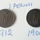 Kaksi 1 pennin kolikkoa 1900-luvun alku - pikkukuva 2