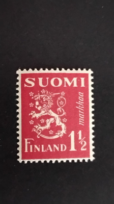 1932 punainen 1 1/2mk**