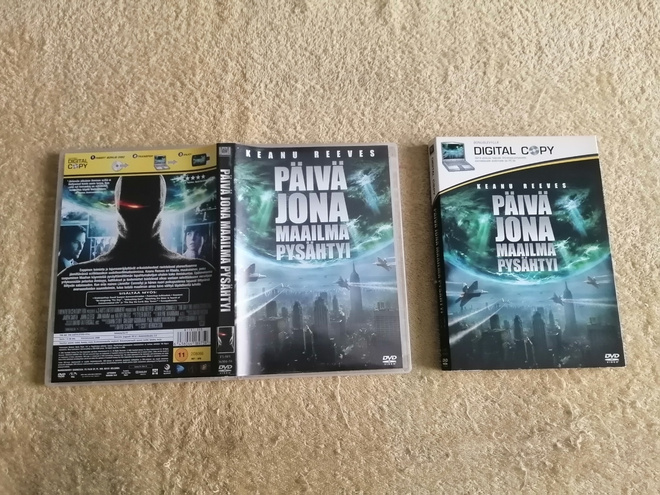 PÄIVÄ JONA MAAILMA PYSÄHTY DVD