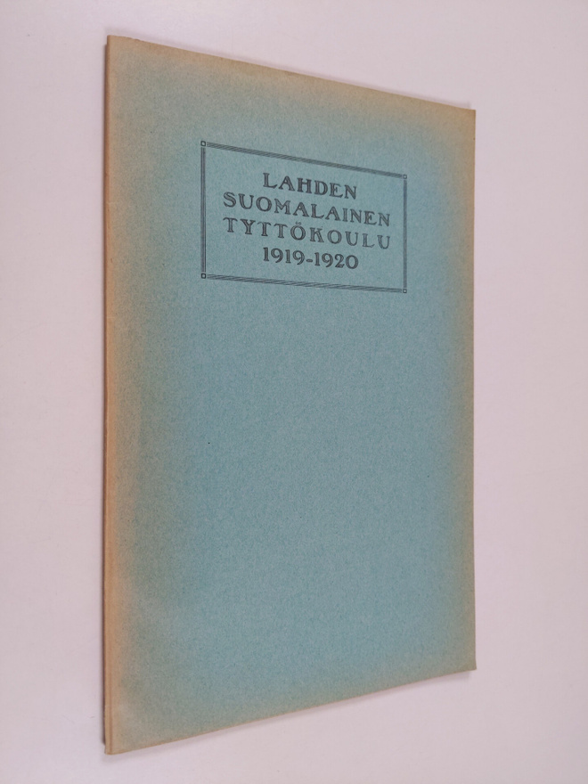 Lahden suomalainen tyttökoulu 1919-1920