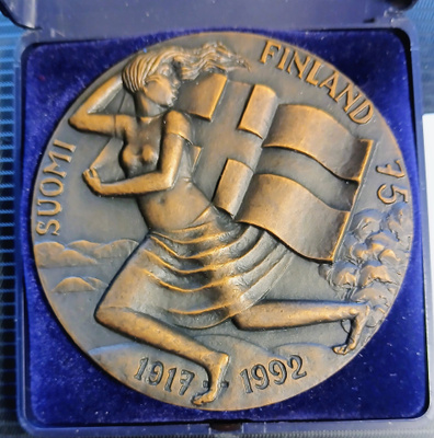Kauko Räsänen, Suomi 75 vuotta 1917-1992 pronssimitali