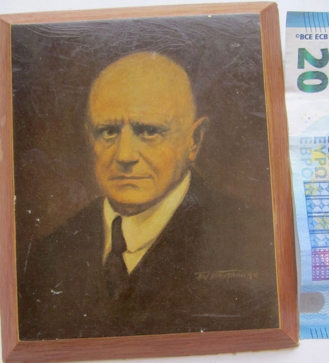 VANHA Taulu Jean Sibelius 1943 Puuta