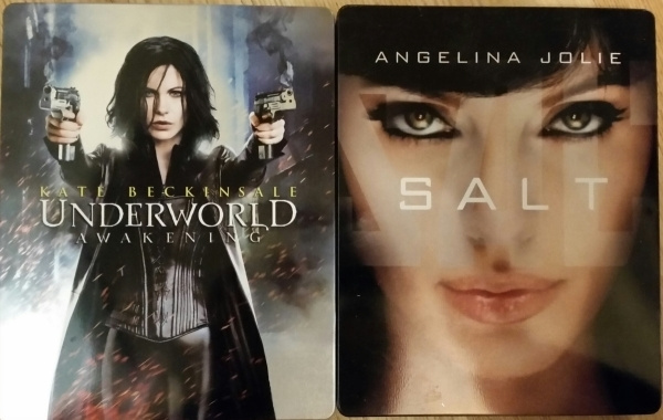 Underworld Awakening ja Salt SEELBOOK -Blu Ray