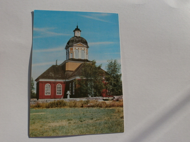 Larsmo. Kyrkan (Luoto. Kirkko), värikortti, ei p.
